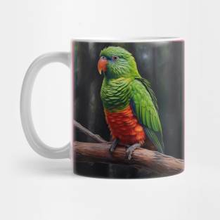 Oil Paint Hyperrealism: Amazing Zoo Coconut Lorikeet Mug